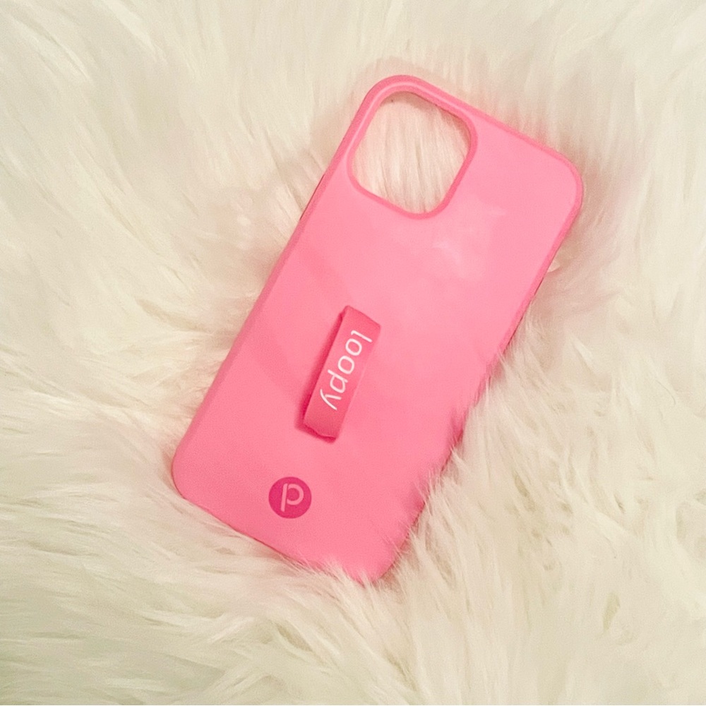 Loopy Bubblegum Pink iPhone 12/pro case